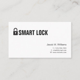 Lock Security Company Business Card