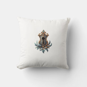 lock throw pillow
