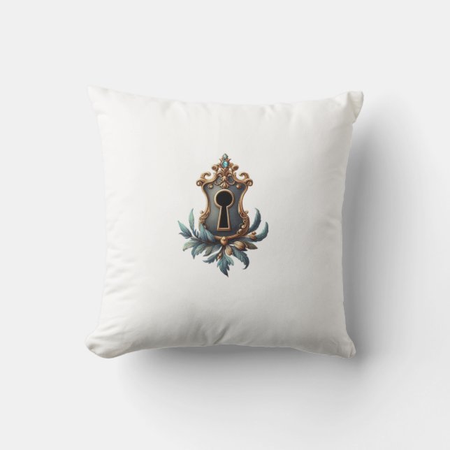 lock throw pillow (Front)