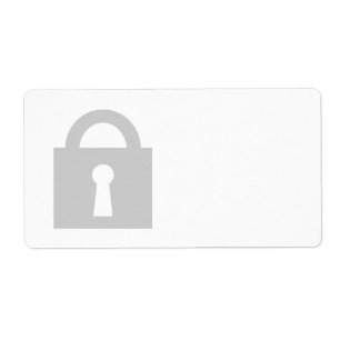 Lock. Top Secret or Confidential Icon.