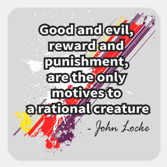 Locke Square Sticker (Front)