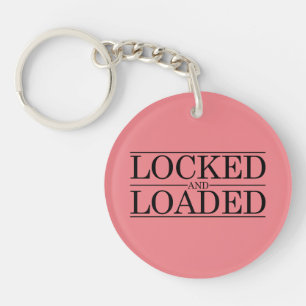 Locked and Loaded Chastity design Keychain