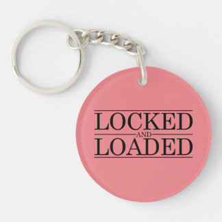 Locked and Loaded Chastity design Keychain