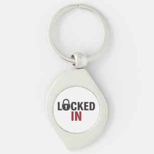Locked In Keychain – Motivation on the Go