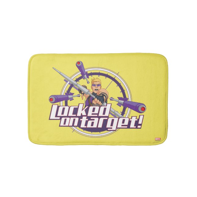Locked On Target! Bath Mat (Front)