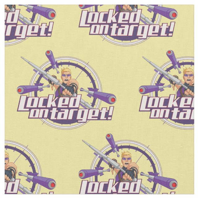 Locked On Target! Fabric (Close Up)