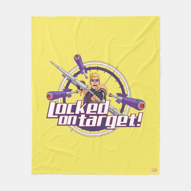 Locked On Target! Fleece Blanket (Front)
