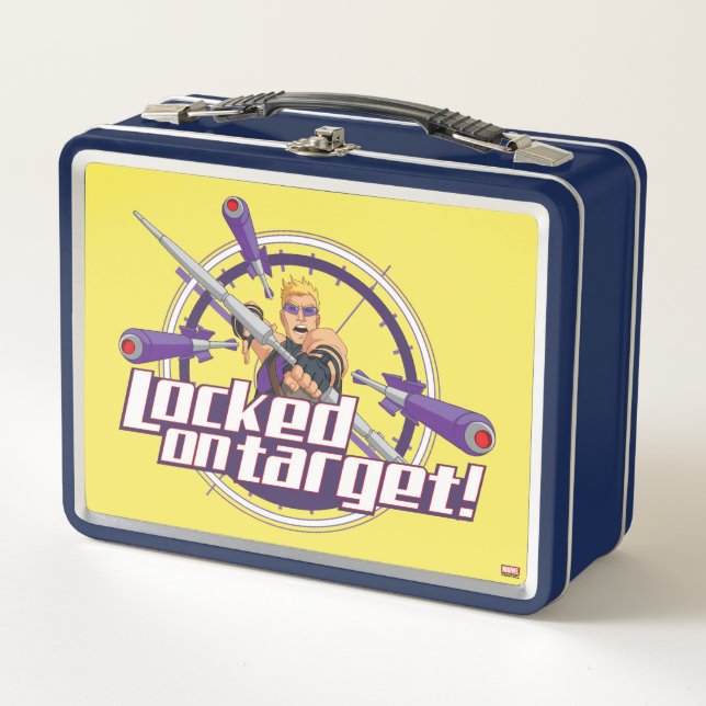Locked On Target! Metal Lunch Box (Front)
