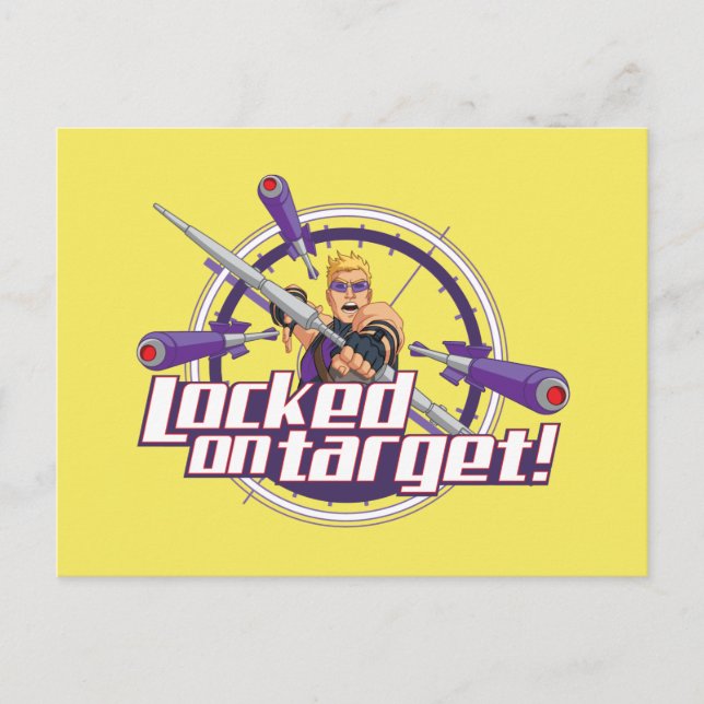Locked On Target! Postcard (Front)