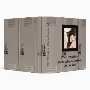 Locker Photo Memory Book Graduation Binder