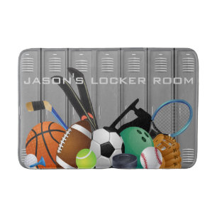 Locker Room Design Bath Mat