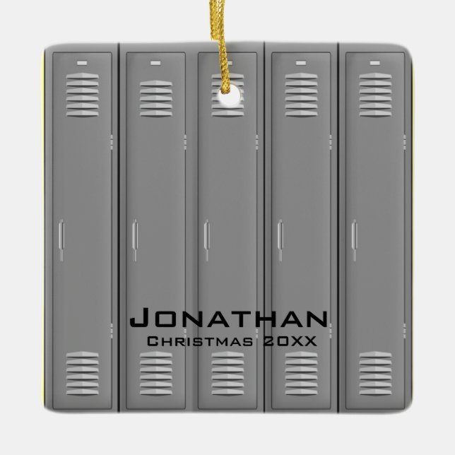Locker Room Design Ornament (Front)