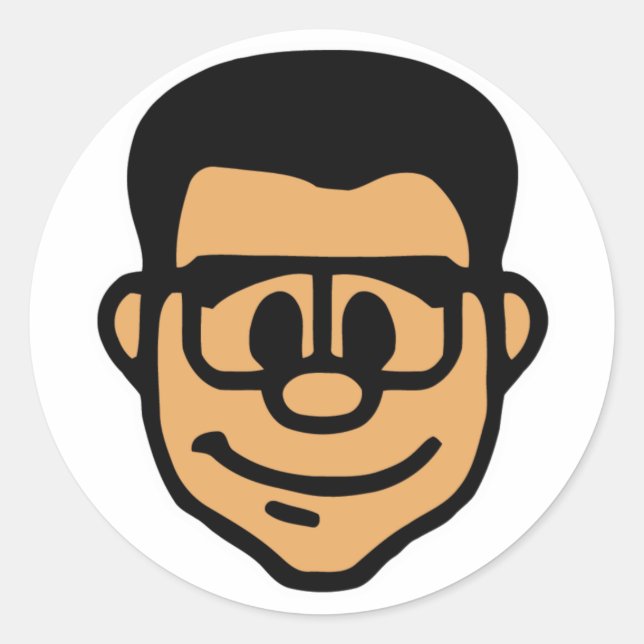 Lockergnome Head Sticker (Front)