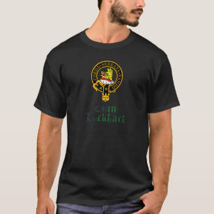 Lockhart scottish crest and tartan clan name T-Shirt
