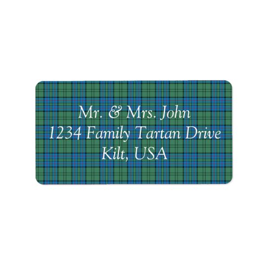 Lockhart Tartan Label