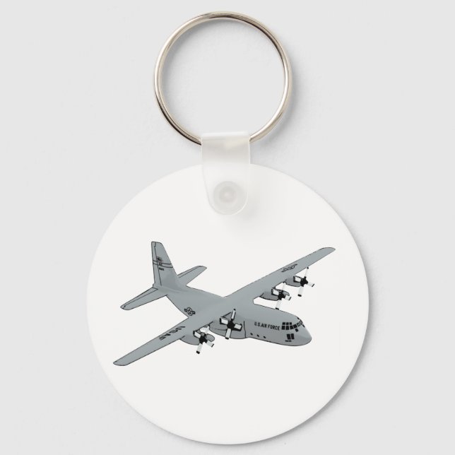 Lockheed C-130 Hercules Keychain (Front)
