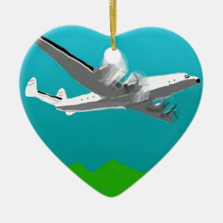Lockheed Constellation Ceramic Ornament