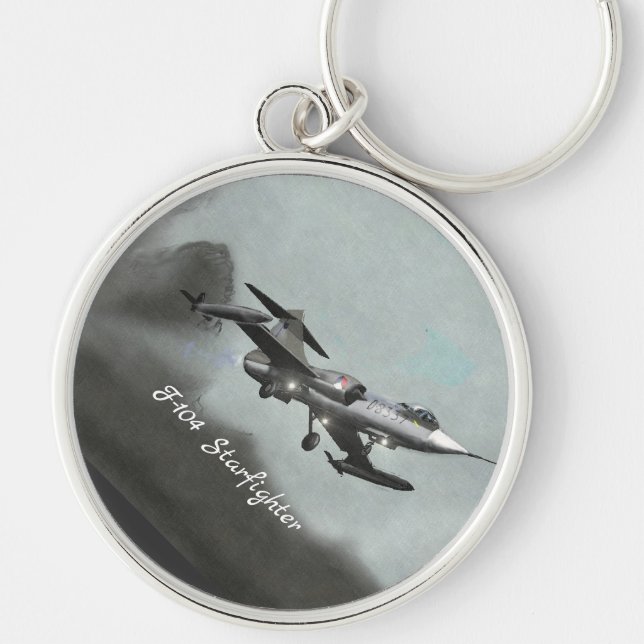 Lockheed F-104 Starfighter Keychain (Front)