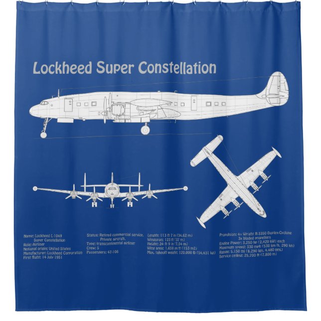 Lockheed L-1049 Super Constellation - Plans ABD (Front)