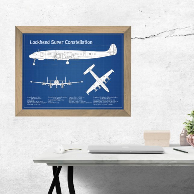 Lockheed L-1049 Super Constellation - Plans ABD Photo Print (Creator Uploaded)
