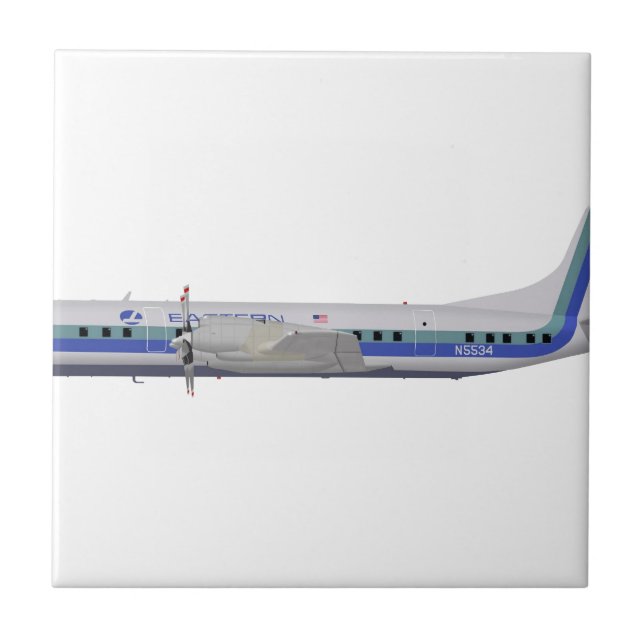 Lockheed L-188 Electra N5534 Tile (Front)