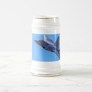 Lockheed Martin F-22A Raptor Beer Stein