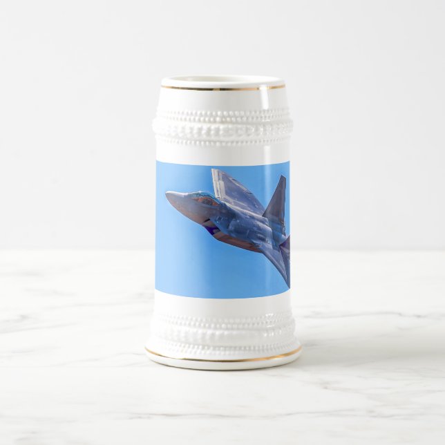 Lockheed Martin F-22A Raptor Beer Stein (Center)