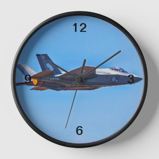 Lockheed Martin F-35A Lightning II Clock 