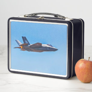 Lockheed Martin F-35A Lightning II Metal Lunch Box