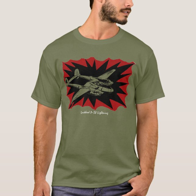 Lockheed P-38 Lightning T-Shirt (Front)