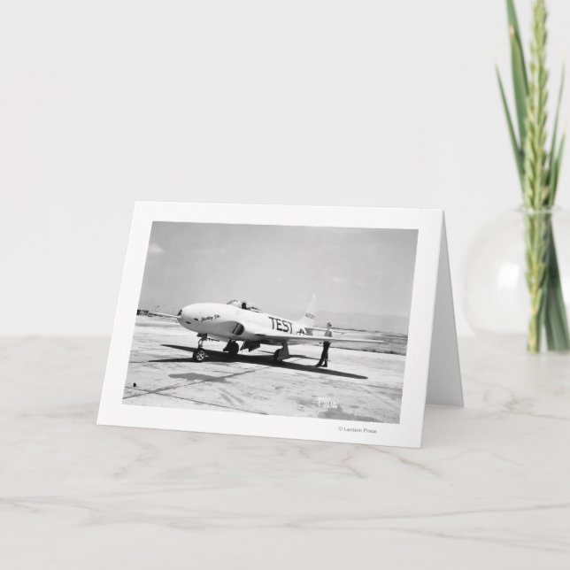 Lockheed P-80A Airplane Card (Front)