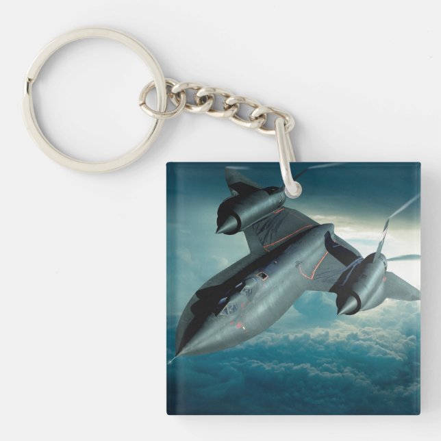 Lockheed SR-71 Blackbird Keychain (Front)