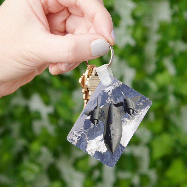 Lockheed SR-71B Blackbird Keychain (Hand)