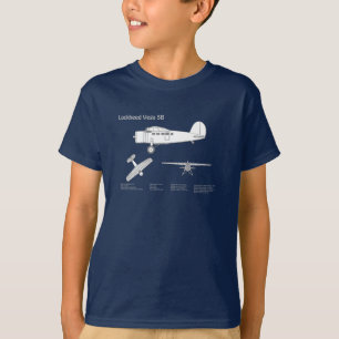 Lockheed Vega 5B - Airplane Plans ABD T-Shirt
