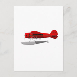 Lockheed Vega Float Plane Postcard
