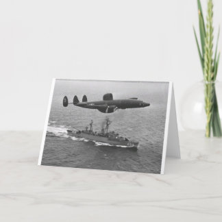 Lockheed WV-2 Super Constellation Card