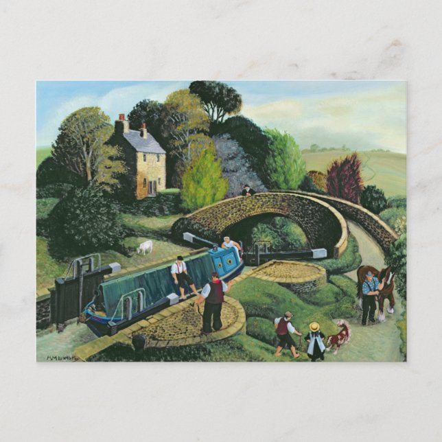 Locking Out Postcard (Front)