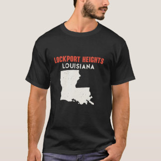 Lockport Heights Louisiana USA State America Trave T-Shirt