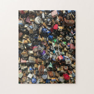 Locks on a Bridge Jigsaw Puzzle
