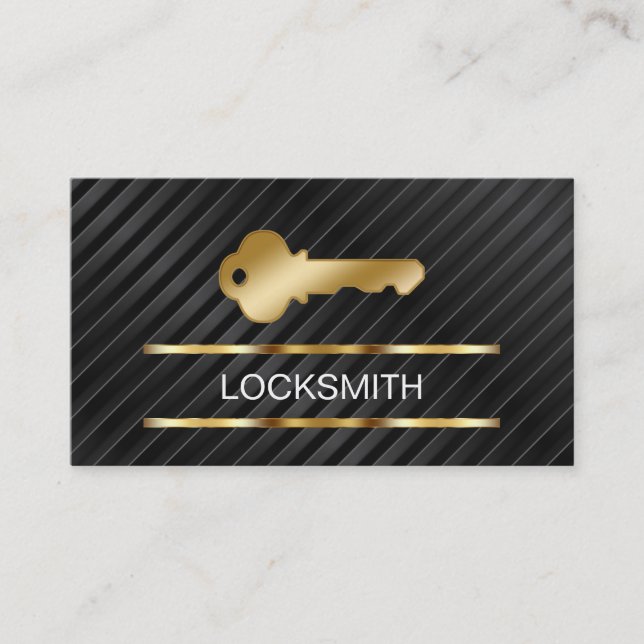 Locksmith Business Cards (Front)