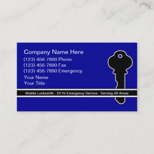 Locksmith Business Cards