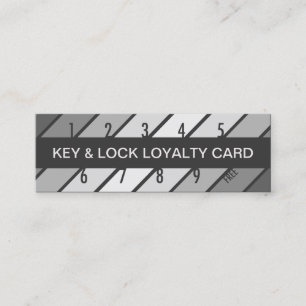 locksmith loyalty card (retrograde)