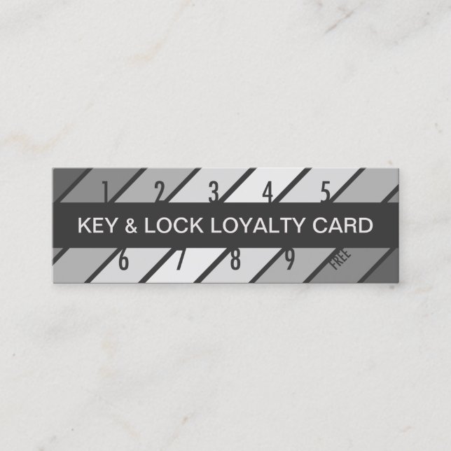 locksmith loyalty card (retrograde) (Front)