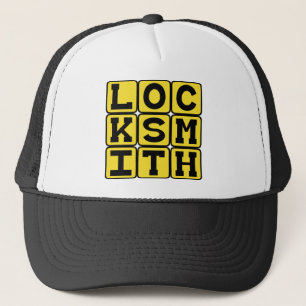 Locksmith, Master of Locks Trucker Hat