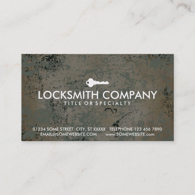 locksmith stamp card (Front)