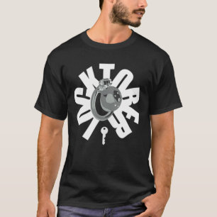LOCKTOBER Funny October Locked Cage Male Interest T-Shirt