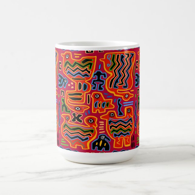 Loco Pajaros con Dos Cabezas Magic Mug (Center)