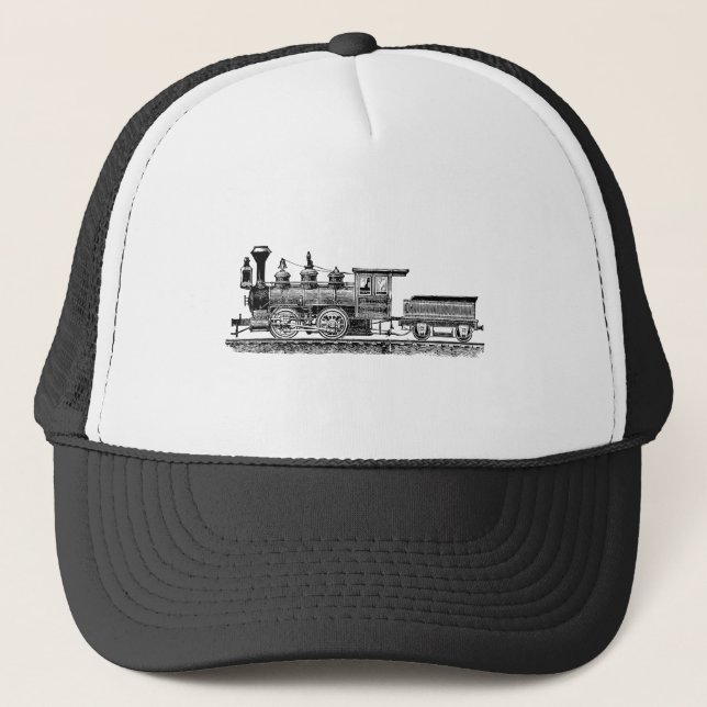 Locomotive 02 - Black Trucker Hat (Front)