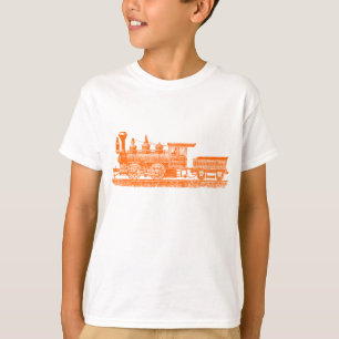 Locomotive 02 - Orange T-Shirt