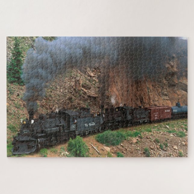 Locomotive à vapeur #11 Jigsaw Puzzle 1014 pc. (Horizontal)